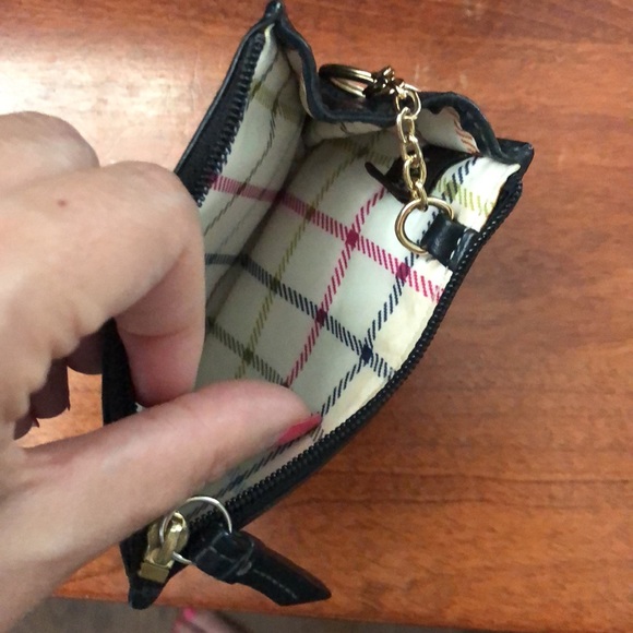 Coach black leather classic coin purse/card holder - Picture 3 of 3